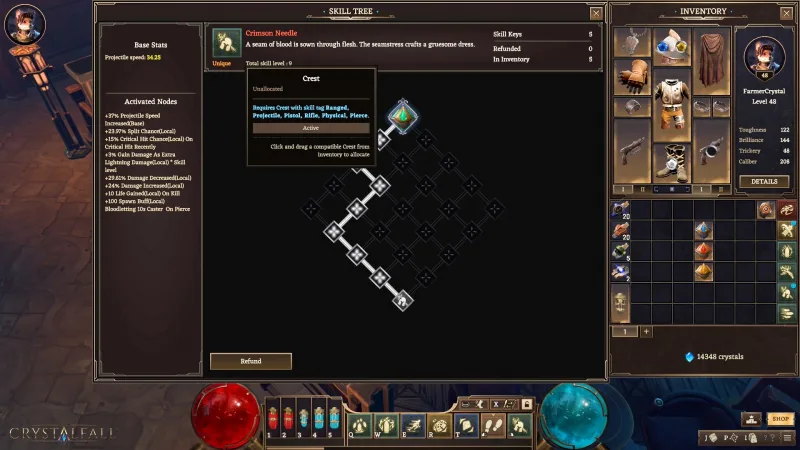 Crystalfall screenshot 2