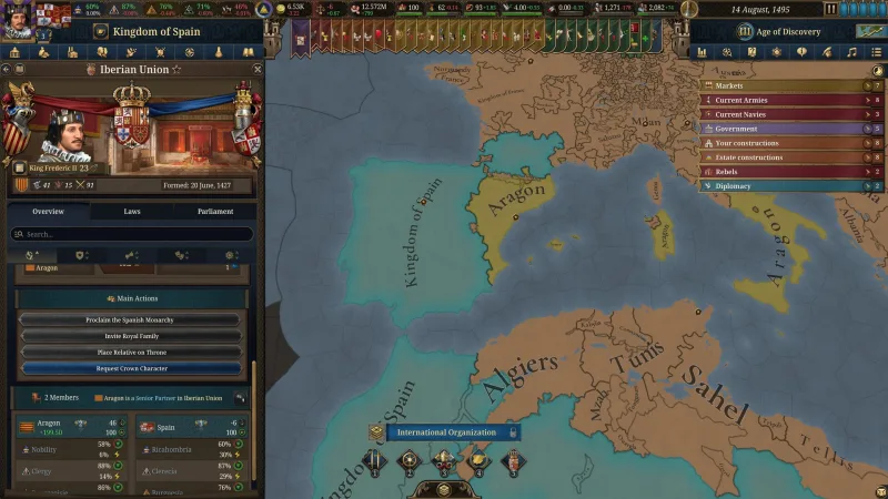 Europa Universalis V: Across the Pillars screenshot 2