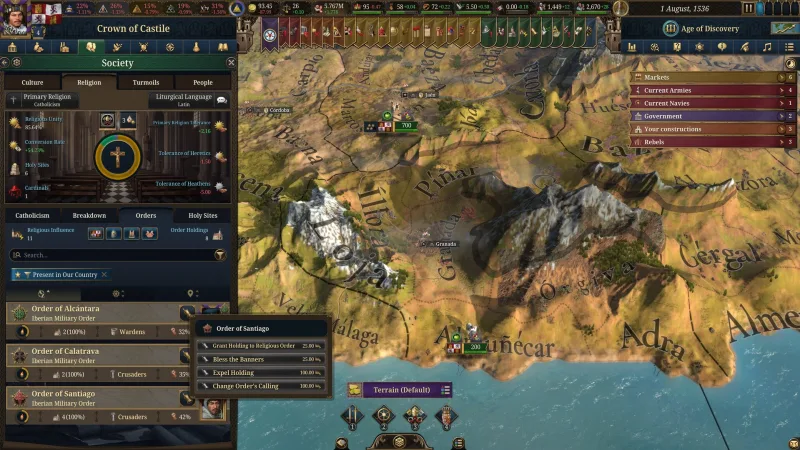 Europa Universalis V: Across the Pillars screenshot 4
