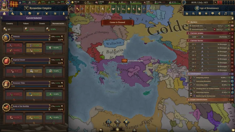 Europa Universalis V: Fate of the Phoenix screenshot 2