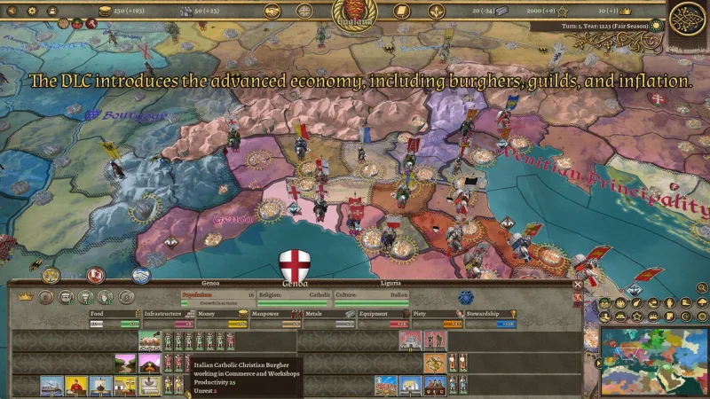 Field of Glory: Kingdoms - Burghers and Bombards screenshot 1