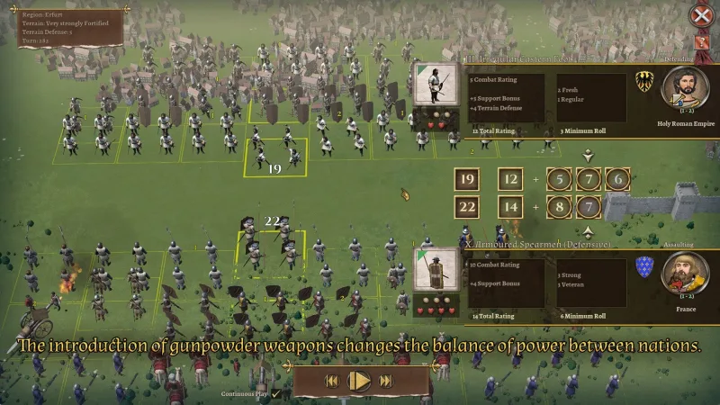 Field of Glory: Kingdoms - Burghers and Bombards screenshot 2
