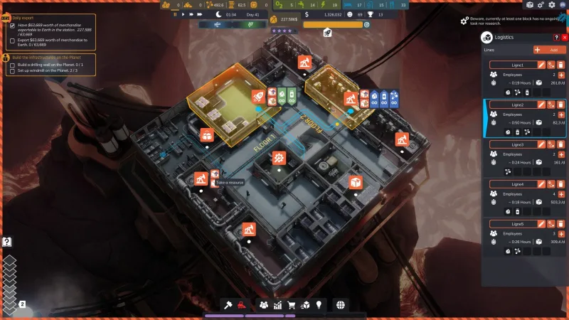 Space Drilling Station screenshot 5