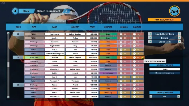 Tennis Elbow 4 screenshot 1
