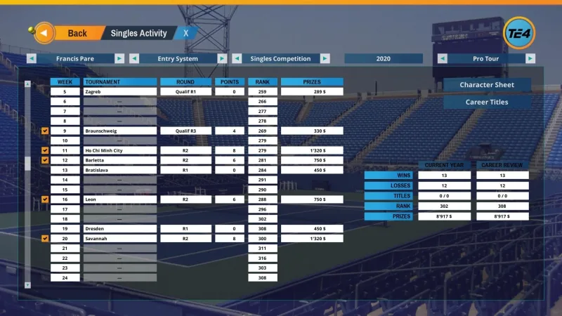 Tennis Elbow 4 screenshot 2