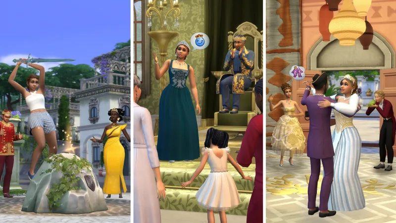 The Sims 4: Królewskie dziedzictwo screenshot 2